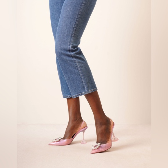 $1105 AMINA MUADDI
Begum sling crystal embellished pink pvc pumps size 36 - Picture 2 of 15